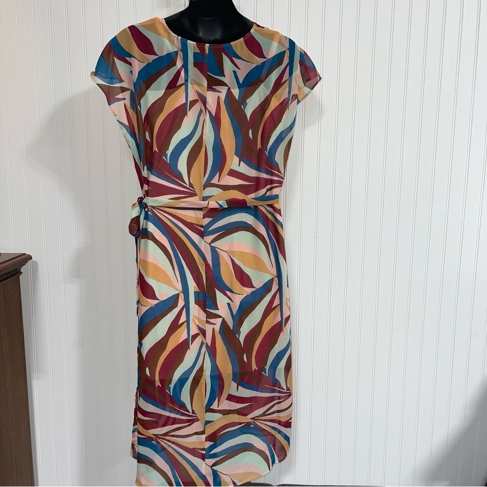 Lane Bryant Multicolor Midi Dress with Elegant Design - Picture 7 of 8